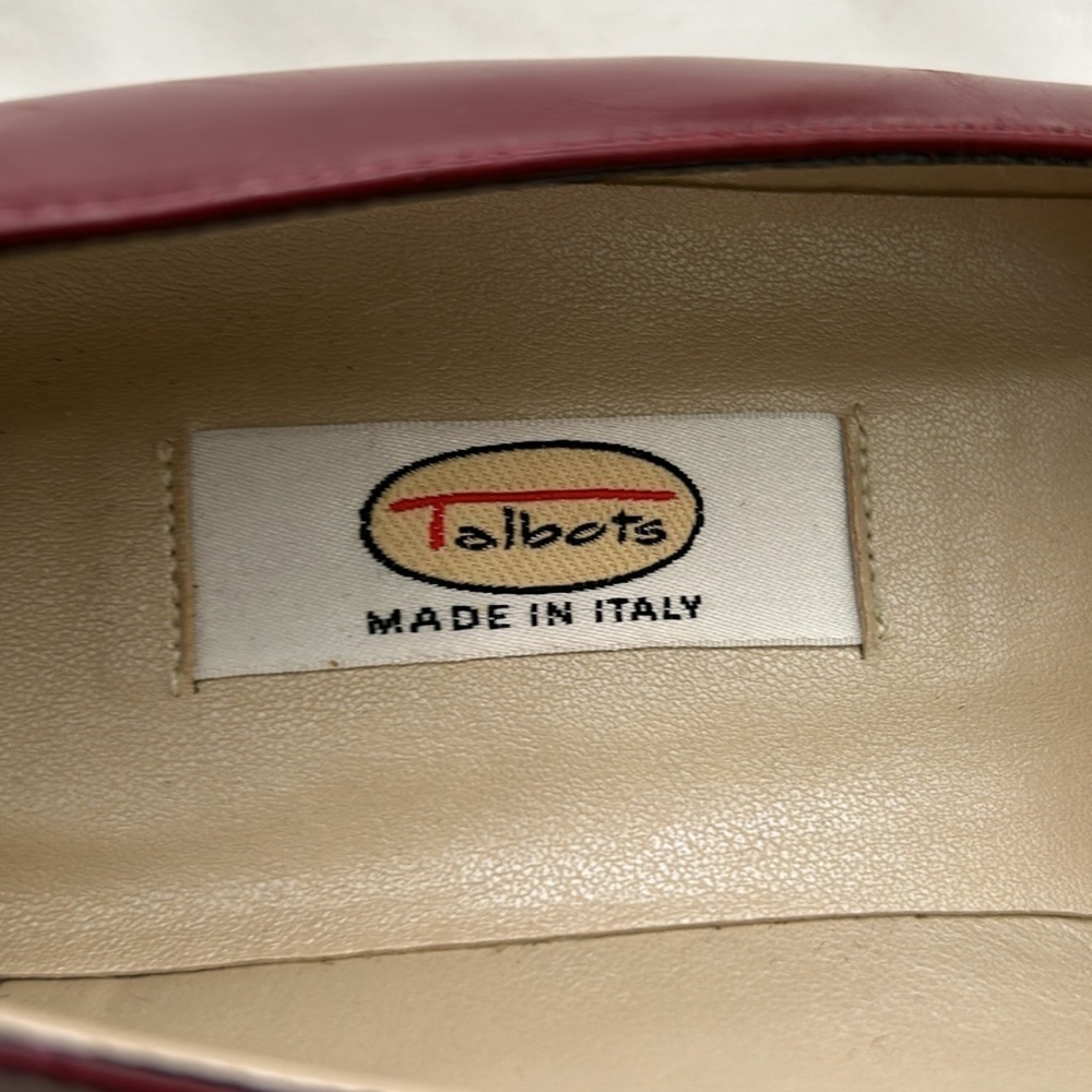 Talbots Made in Italy Leather Shoe - Picture 3 of 8